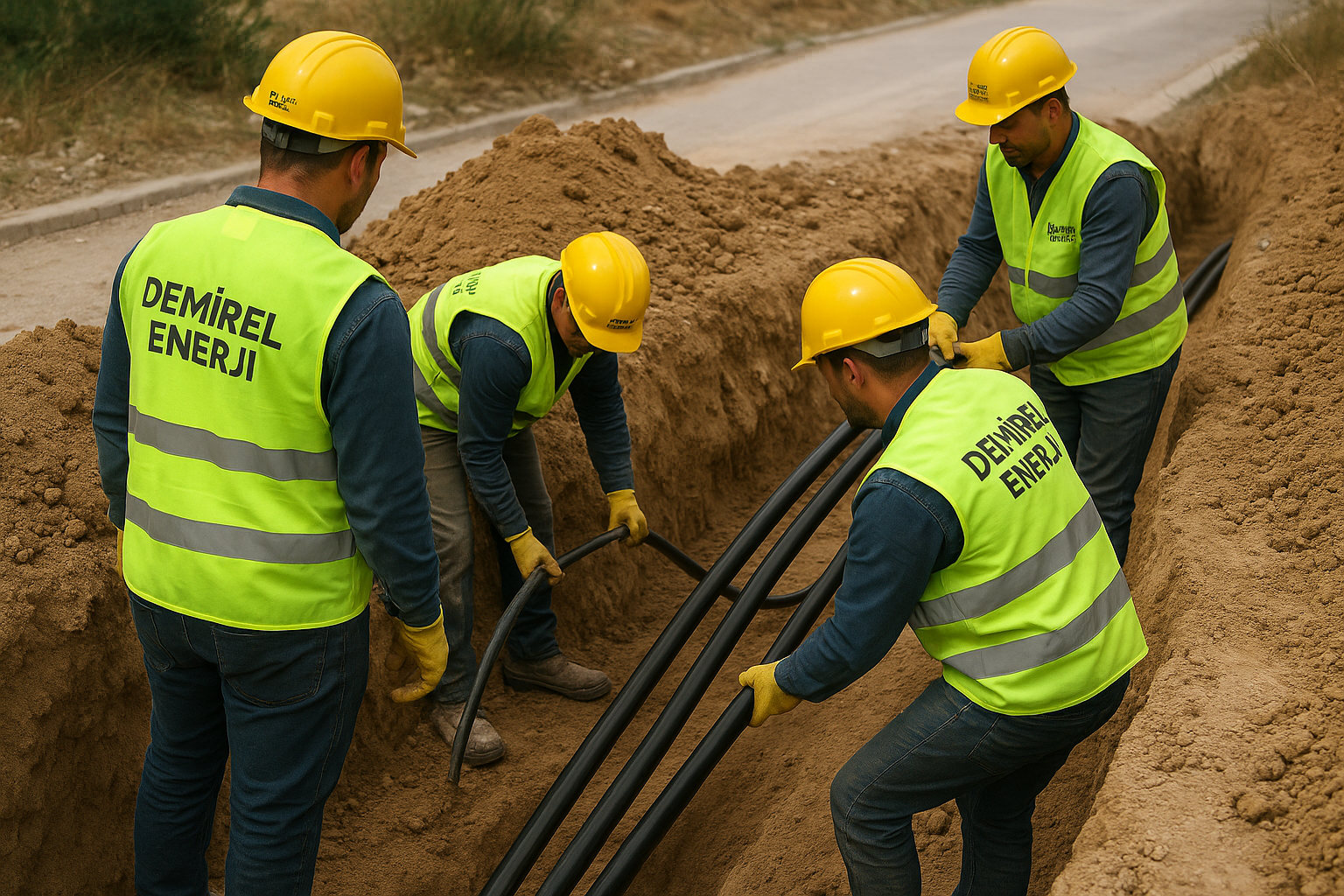 Demirel Enerji yeraltı kablo hizmetleri - düzenlenmiş